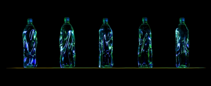 Water bottles designed by Ross Lovegrove